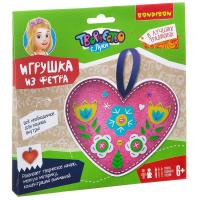 Набор для творчества  BONDIBON. Игрушка из фетра. Сердечко. В лучших традициях!