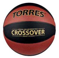 Мяч баскетбольный TORRES Crossover, р.7 Синт. Кожа