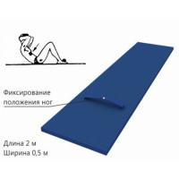 Доска для пресса напольная с фиксатором ног