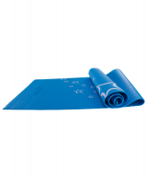 Коврик для йоги STARFIT FM-102 PVC 173x61x0,6 см, с рисунком, синий