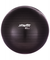 Мяч гимнастический STARFIT GB-101 85 см, черный (антивзрыв)