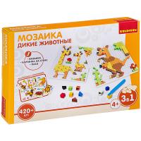 Логические, развивающие игры и игрушки Bondibon Мозаика «ДИКИЕ ЖИВОТНЫЕ», 420 дет.