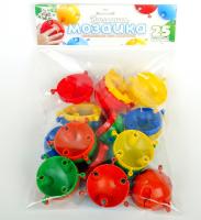 Мозаика напольная с крупными фишками d60/25 (в пакете)