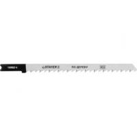 Полотна STAYER "PROFI", U301CD, для эл/лобзика, HCS, по дереву, US-хвост., шаг 4мм, 100мм, 2шт