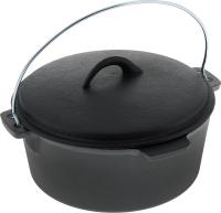 Казан чугунный с крышкой 6,0л