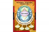  Комплект таблиц "Обществознание 8-9 класс" (7 шт.)