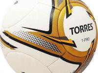 Мяч футбольный Torres Pro р.5, Синт. кожа (полиуретан)