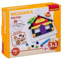 Логические, развивающие игры и игрушки Bondibon Мозаика «РАНЧО», 98 дет.,
