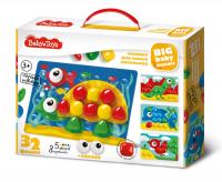Мозаика для самых маленьких d40/5 цв/32 эл BABY TOYS