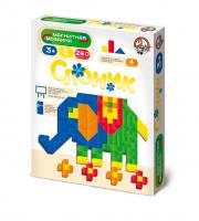 Мозаика магнитная "Слоник" 260 эл (без игр.поля)