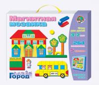 Мозаика магнитная "Город" 264 эл