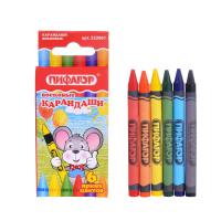 Восковые карандаши 6 цв