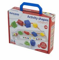 Набор обучающий со шнуровкой и мозаикой Activity Shapes в чемоданчике
