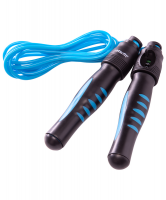 Скакалка STARFIT RP-102 ПВХ со счетчиком, синий/черный, 3м