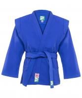 КУРТКА ДЛЯ САМБО GREEN HILL JS-303, ПЛ-ТЬ 580ГР/М2, СИНИЙ