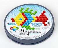 Мозаика шестигранная 100 эл (круглая пласт.коробка)