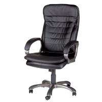 Кресло офисное BRABIX "Omega EX-589", экокожа, черное