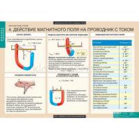  Комплект таблиц "Магнитное поле" (12 шт.)