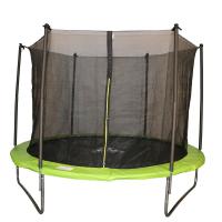 Батут DFC JUMP 10ft складной, сетка, чехол, apple green (305см)