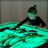 Доска для рисования песком с цветной подсветкой
