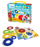 Набор для обучения счету c цветными кольцами Math Color Rings в чемоданчике