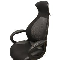 Кресло офисное BRABIX PREMIUM "Genesis EX-517", пластик черный, ткань/экокожа/сетка черная