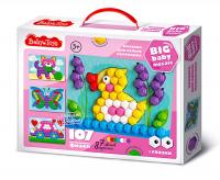 Мозаика для самых маленьких "Утенок" d2,5/7 цв/107 эл BABY TOYS