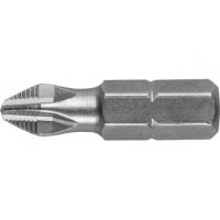 Биты STAYER "PROFI", хвостовик C 1/4", PH №2, 25мм, 2 шт 26201-2-25-02