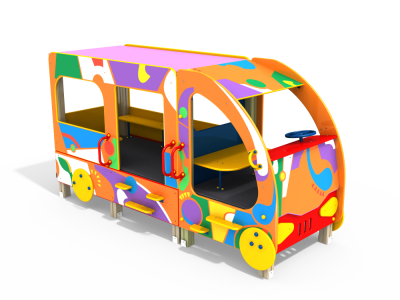 Игровой комплекс Автобус Граффити