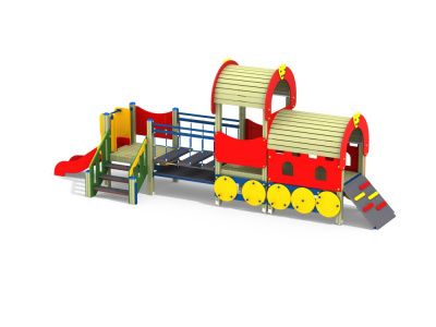 Игровой комплекс Локомотив с 1 вагоном