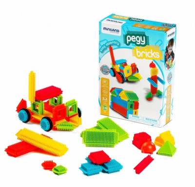 Конструктор игольчатый Pegy Bricks (36 деталей)