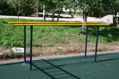 Брусья параллельные малые для открытых
площадках 2,5м