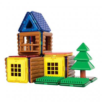 Магнитный конструктор MAGFORMERS  Log cabin set