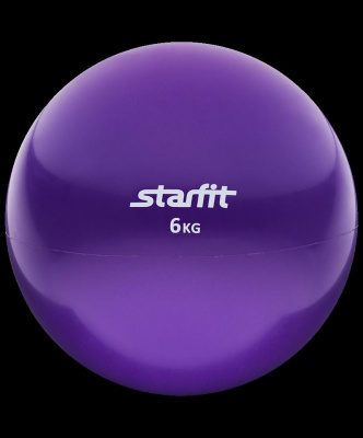 Медбол STARFIT GB-703, 6 кг, фиолетовый