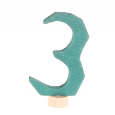 Цифра "3" для подставки (дерев.)