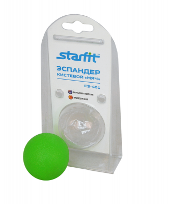 Эспандер кистевой STARFIT ES-401 "Мяч", зеленый