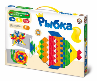 Мозаика магнитная "Рыбка" 312 эл