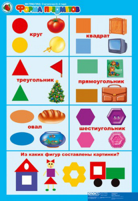 Комплект таблиц. Математика 3-4 года, "Считалочка"