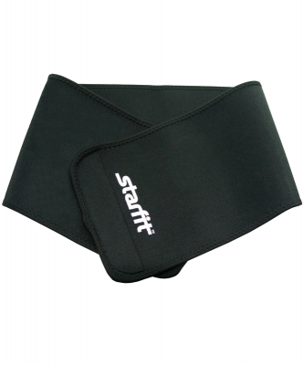 Пояс похудения STARFIT SU-202 неопреновый 125x25см, черный