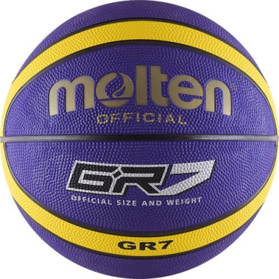 Мяч баскетбольный MOLTEN BGR7-VY р.7, резина