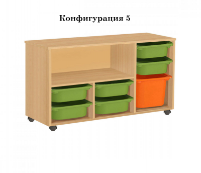 Тумба подкатная система хранения П/152