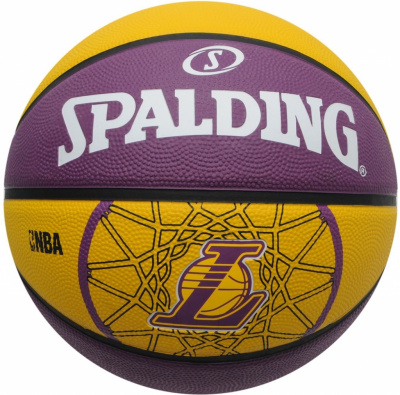 Мяч баскетбольный Spalding LA Lakers, р. 7, резина