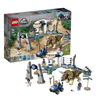 Игрушка Jurassic World Нападение трицератопса