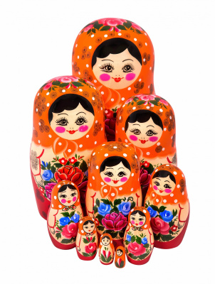 Матрёшка 10 кук.нетрадиционная