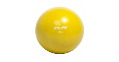 Медбол STARFIT GB-703, 3 кг, желтый