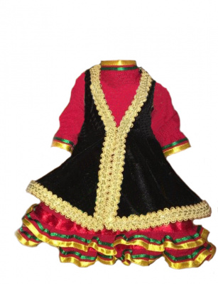 Башкирский  народный костюм. Девочка.