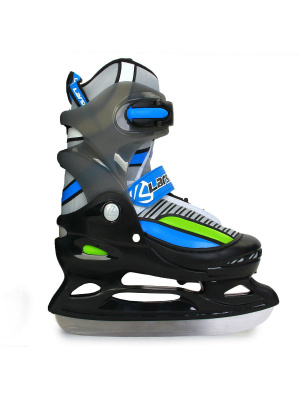 Коньки ледовые раздвижные Larsen Skyline Blue,