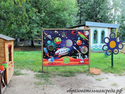 Баннер для метания "Космос" 1,5*2м с каркасом