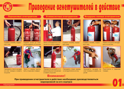 Действия при пожаре