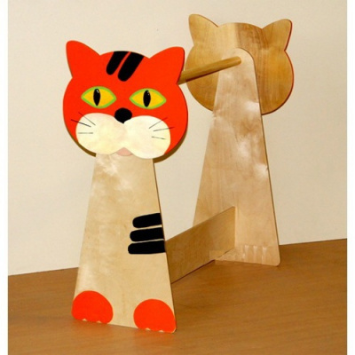 ИГРОВАЯ МЕБЕЛЬ ВЕШАЛО КОТ (ФАНЕРА)